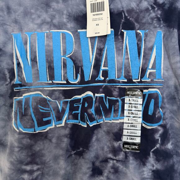 Nirvana Nevermind Tye Die Band Tee - Picture 3 of 5